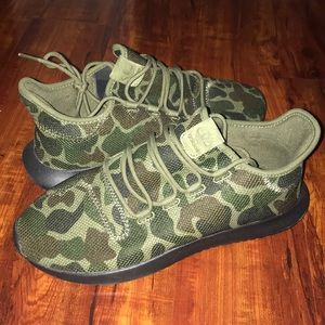 ADIDAS Tubular Multi-Green Camo Sneakers